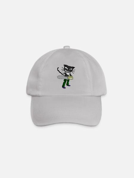 Kettensägenkatze - Baseballkappe - Grau