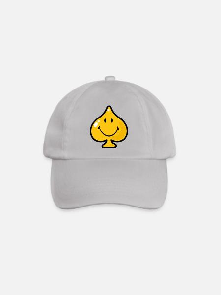 Smiley Spades - Baseballkappe - Grau