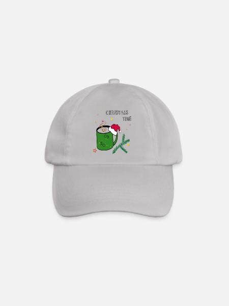 Christmas, Weihnachten - Baseballkappe - Grau