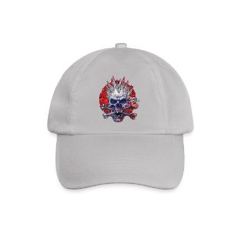 Jolly Roger - Baseballkappe - Grau - Vorne