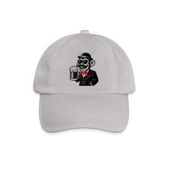 Affe Bier Sir - Baseballkappe - Grau - Vorne