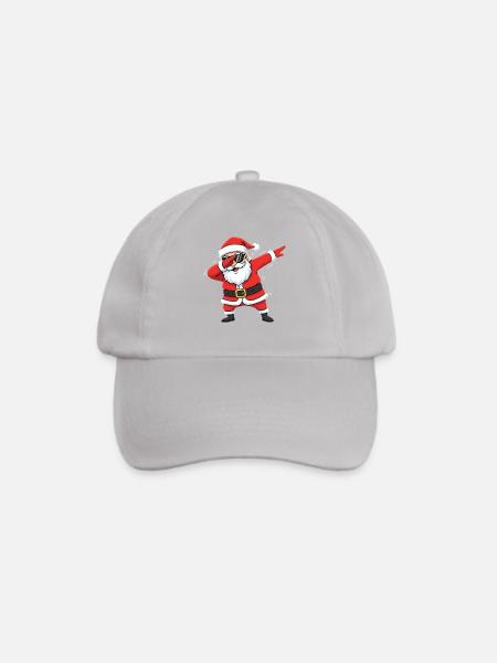 Lustiger Dabbing Weihnachtsmann Dab Santa - Baseballkappe - Grau