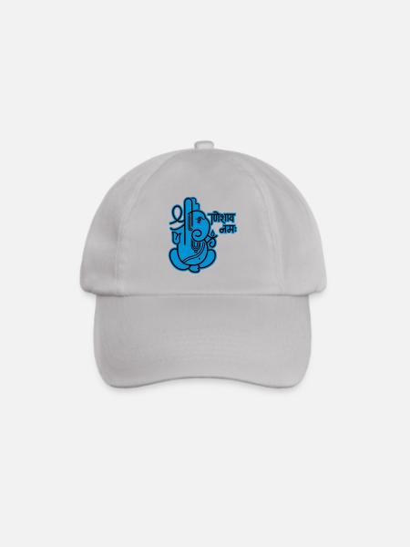 Ganesha Elefant (elephant) No.05_2c - Baseballkappe - Grau
