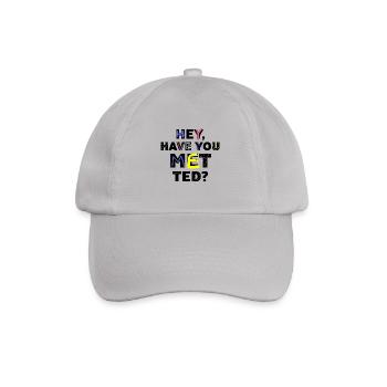 Hast du Ted geschrieben? - Baseballkappe - Grau - Vorne