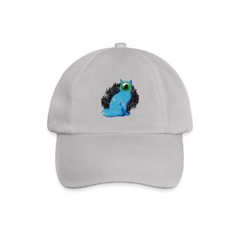 Zyklop Katze Weird - Baseballkappe - Grau - Vorne