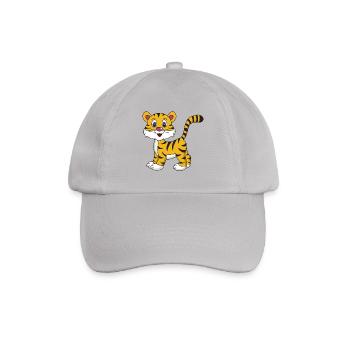 Baby Tiger - Baseballkappe - Grau - Vorne