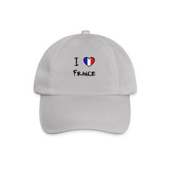 France - Baseballkappe - Grau - Vorne