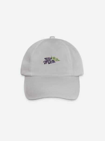 Lavendel - Baseballkappe - Grau