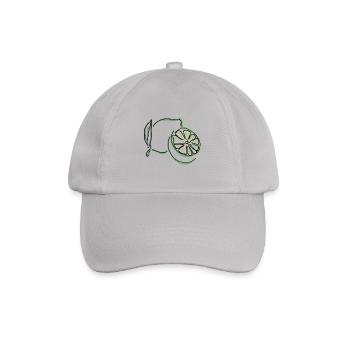 Limette - Baseballkappe - Grau - Vorne