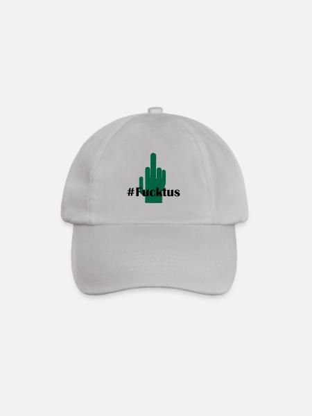 Fucktus - Baseballkappe - Grau