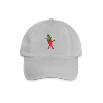 Chilli Mexiko Dab Dabbing chilli scharg spicy new - Baseballkappe - Grau - Vorne