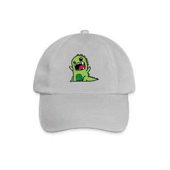 Monster - Baseballkappe - Grau - Vorne