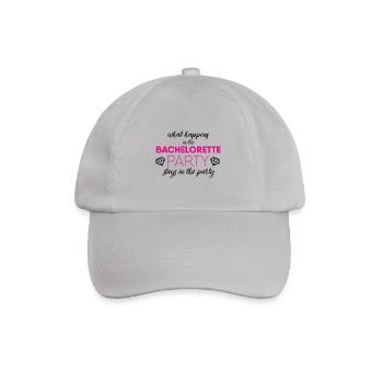 Junggesellinnenabschied - Baseballkappe - Grau - Vorne
