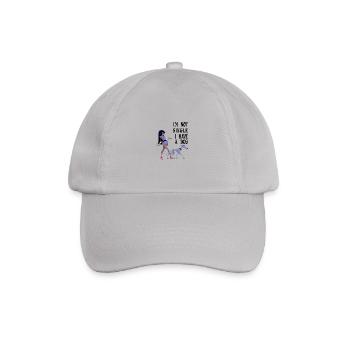 Hundedesign für Hundebesitzer - Baseballkappe - Grau - Vorne