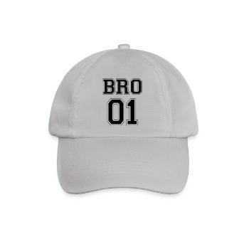 BRO 01 - Black Edition - Baseballkappe - Grau - Vorne