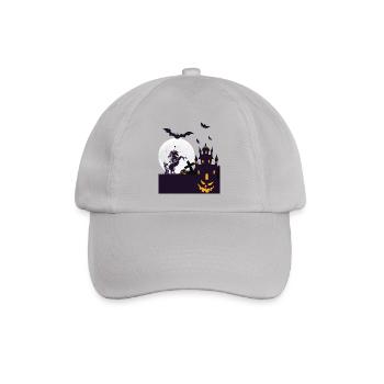 Dein Halloween Einhorn shirt Halloween Geschenk - Baseballkappe - Grau - Vorne