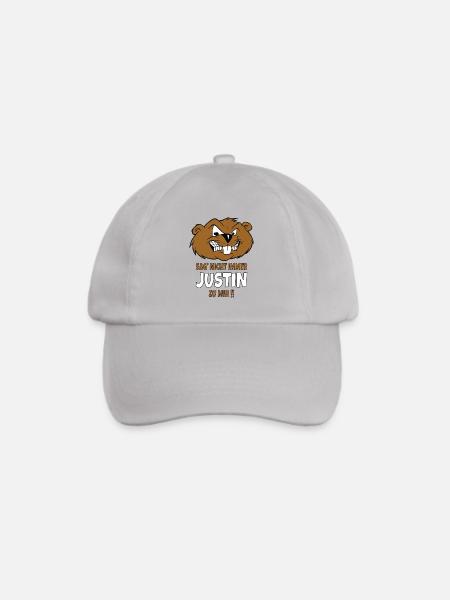 Sag nicht immer Justin zu Mir! als Geschenk - Baseballkappe - Grau