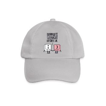 Valentinstag Happy Valentine Geschenk Liebe - Baseballkappe - Grau - Vorne