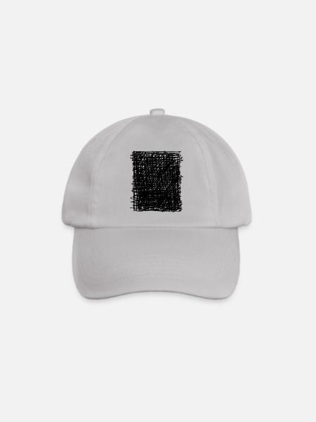Black Square - Baseballkappe - Grau