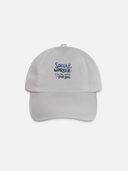 Sozialarbeiter, Social Worker, Sozial Geschenk - Baseballkappe - Grau