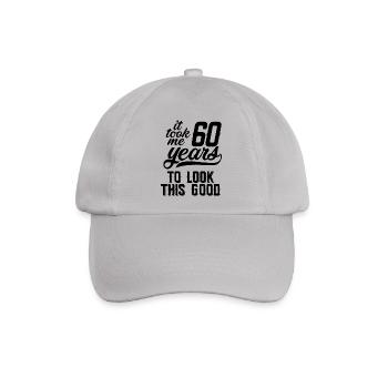 60 Jahre - Baseballkappe - Grau - Vorne