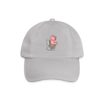 Piggy Bank Sparschwein - Baseballkappe - Grau - Vorne