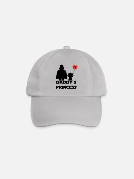 Daddys Prinzessin - Baseballkappe - Grau