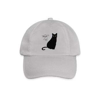 Black Cat - Baseballkappe - Grau - Vorne