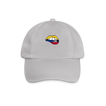 Kolumbien Fußball Geschenk Colombia Fan Sexy - Baseballkappe - Grau - Vorne