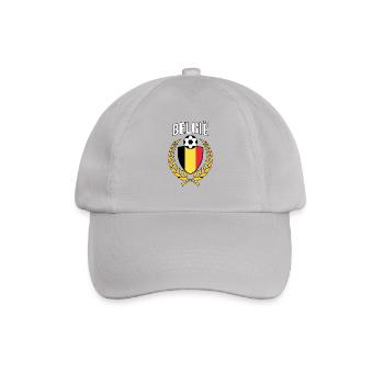 Belgium Soccer Jersey - Football / Belgie 2018 - Baseballkappe - Grau - Vorne