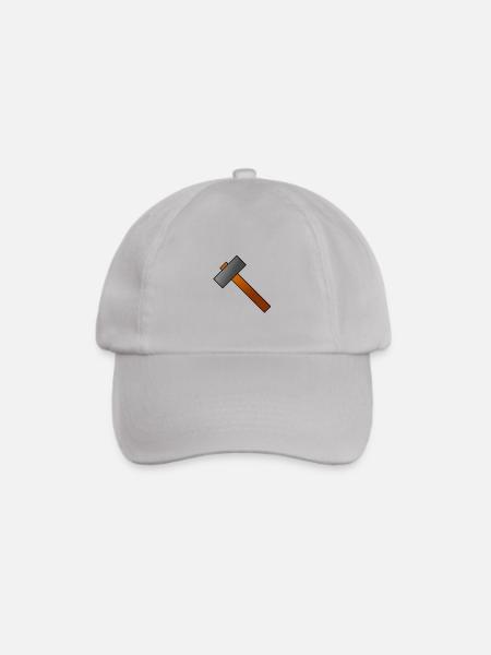 Handwerker Hammer - Baseballkappe - Grau