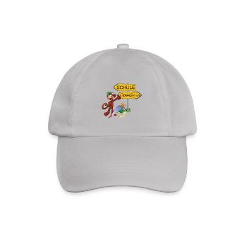 Einschulung Affe - Baseballkappe - Grau - Vorne