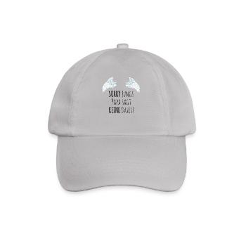 Sorry Jungs Papa sagt keine Dates Geschenk Idee - Baseballkappe - Grau - Vorne
