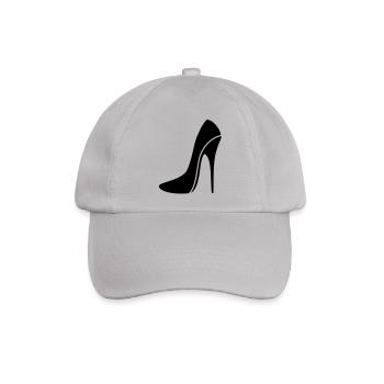 Sexy Stiletto / High Heel - two - Baseballkappe - Grau - Vorne