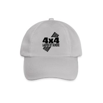 4x4 - Baseballkappe - Grau - Vorne