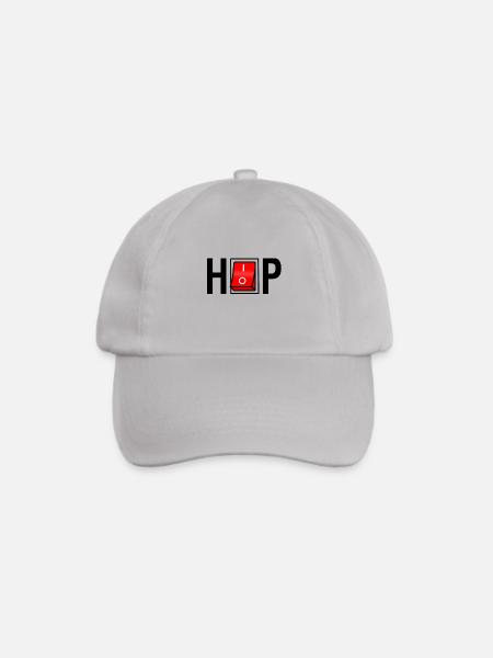 hip hop, rap, musik - Baseballkappe - Grau