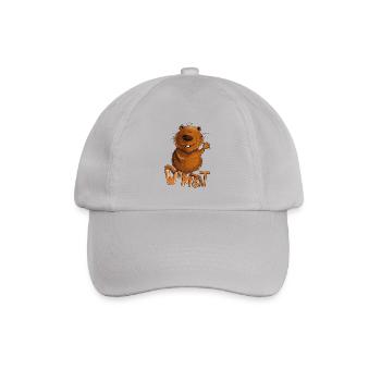 Kleiner Wombat - Baseballkappe - Grau - Vorne