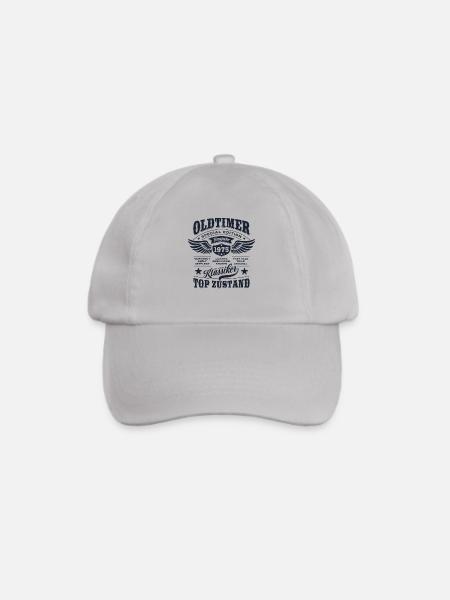 Oldtimer Baujahr 1975 - Geburtstag - Geschenk - Baseballkappe - Grau