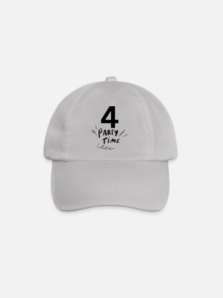 4 - Baseballkappe - Grau