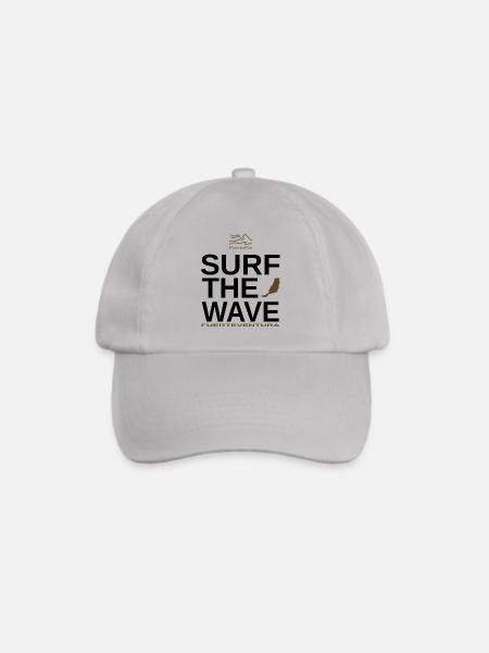 FuerteFan Surf the Wave - Collection Fuerteventura - Baseballkappe - Grau