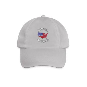 American Wrestling - Baseballkappe - Grau - Vorne
