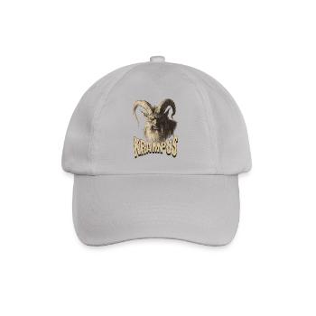 Krampus – Traditionelles Alpen-Design - Baseballkappe - Grau - Vorne