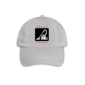 Staubsauger Putzen - Baseballkappe - Grau - Vorne
