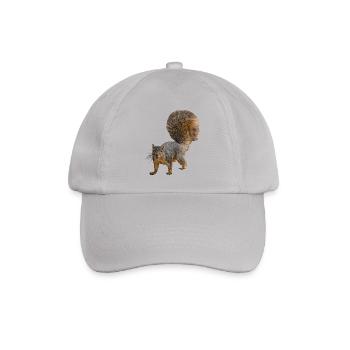 Eichhörnchen von vorne, Östliches Fuchshörnchen - Baseballkappe - Grau - Vorne