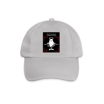 Corporate Compliance Geisterkostüm lustiges Halloween - Baseballkappe - Grau - Vorne