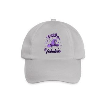Witch and Fabulous - Baseballkappe - Grau - Vorne