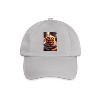 Stapel Pfannkuchen - Baseballkappe - Grau - Vorne