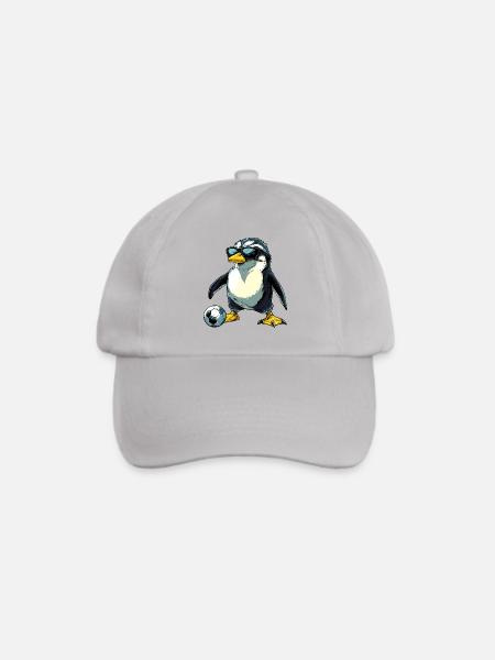 Pinguin Fussball - Baseballkappe - Grau