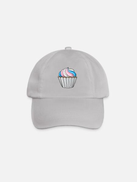 Transgender Pride Cupcake - Baseballkappe - Grau