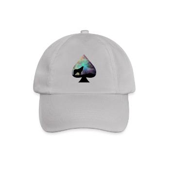 ACE OF SPADES - WOLF HOWL - Baseballkappe - Grau - Vorne